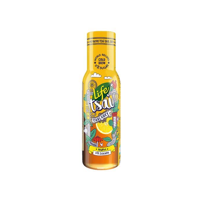 LIFE ΤΣΑΙ EARL GREY ICE TEA ΛΕΜΟΝΙ 500ML