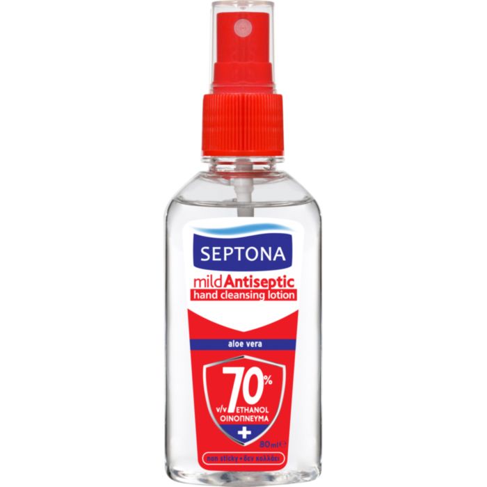 SEPTONA MILD ANTISEPTIC LOT.80ML 70% ΟΙΝ
