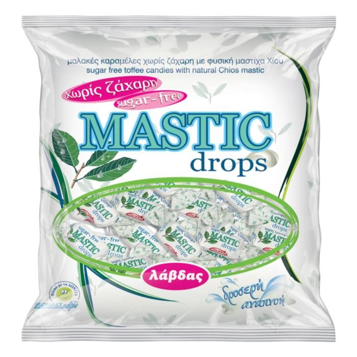 ΛΑΒΔΑΣ MASTIC DROPS ΧΩΡΙΣ ΖΑΧΑΡΗ 150ΓΡ.