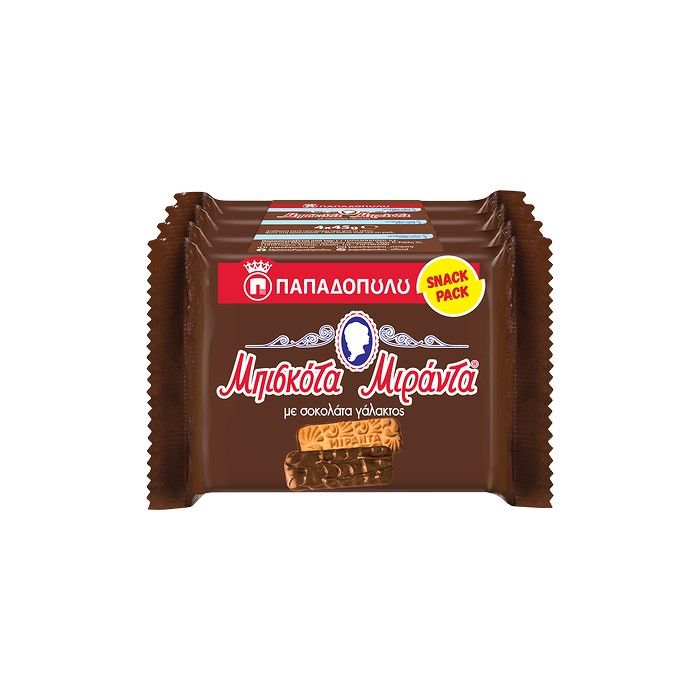 Μιράντα με Σοκολάτα Snack Packs 4x45g
