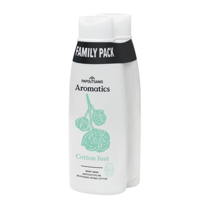 AROMATICS Αφρόλουτρο Cotton Feel 2x650ml