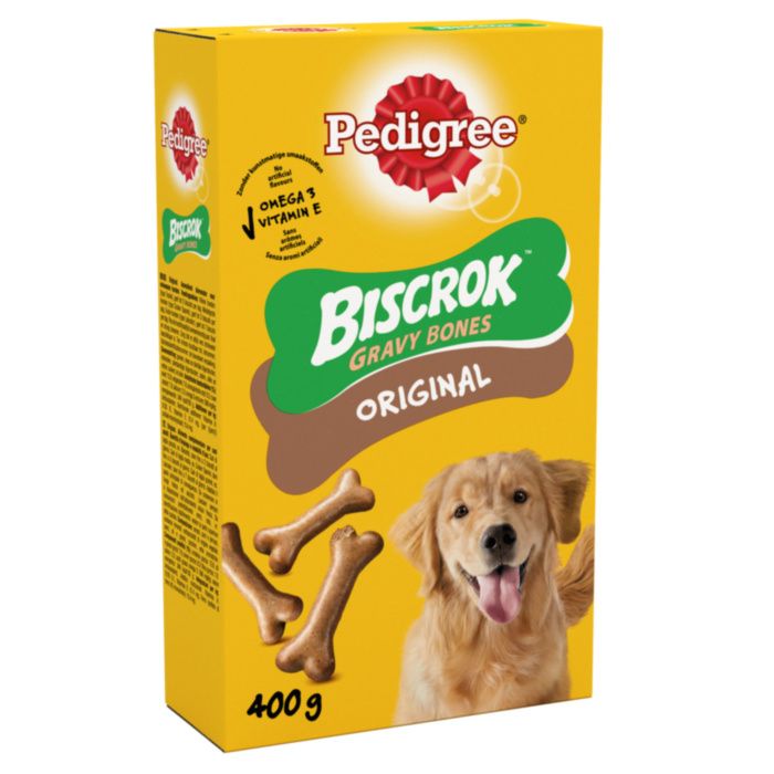 Pedigree® Biscrok Gravy Bones Μπισκότα Σκύλου 400g