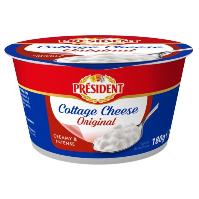 PRESIDENT Cottage Cheese Original 180g