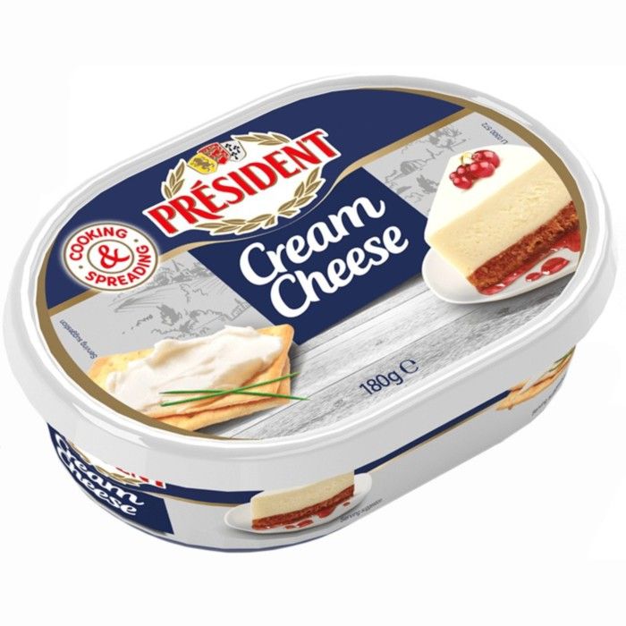 PRESIDENT cream cheese 180g