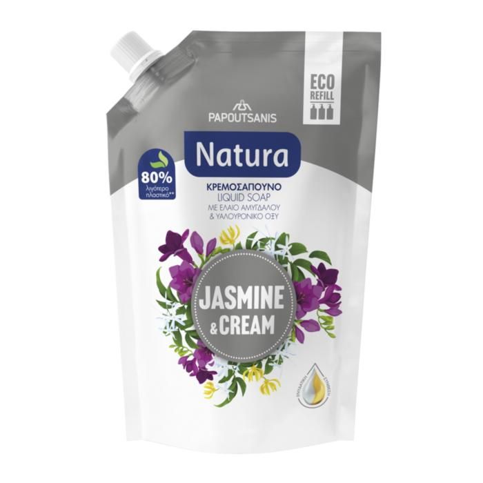 Natura Κρεμοσάπουνο Ανταλλακτικό JASMINE & CREAM 500ML