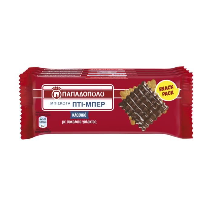 Πτι-Μπερ με Σοκολάτα Γάλακτος Snack Packs 4x44g