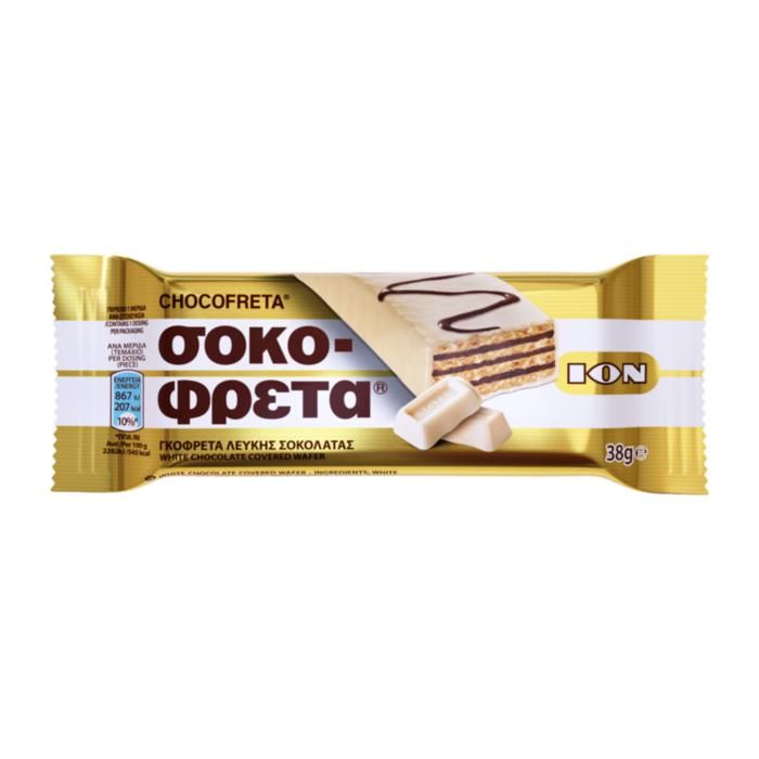 ΙΟΝ Σοκοφρέτα Λευκή 38g