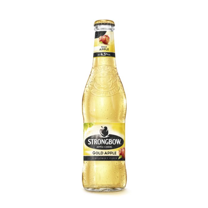 Μηλίτης Με Γεύση Gold Apple Φιάλη Strongbow (330ml)