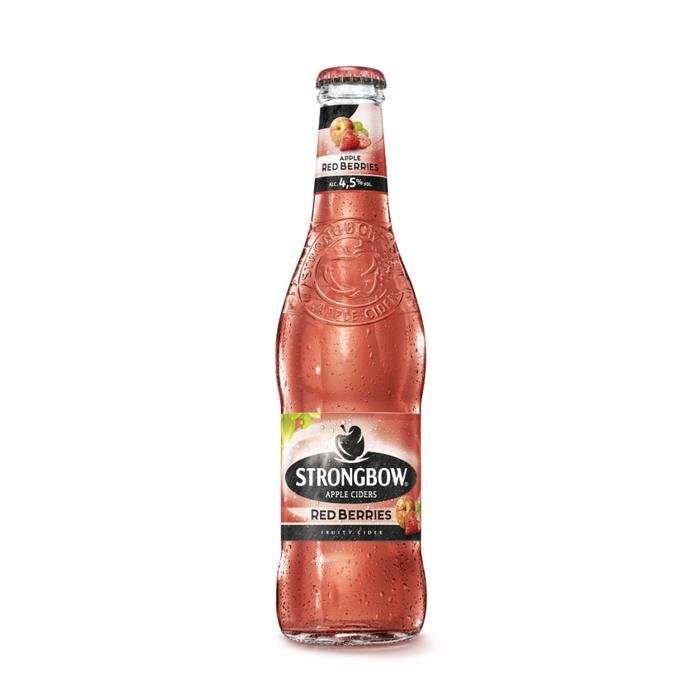 Μηλίτης Με Γεύση Red Berries Φιάλη Strongbow (330ml)