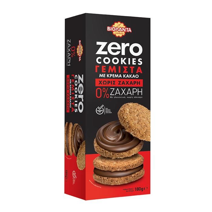 ΒΙΟΛΑΝΤΑ COOKIES ZERO ΓΕΜ.ΚΑΚΑΟ 180ΓΡ.